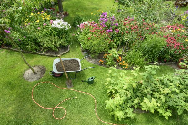 Flower Bed Construction in Burnsville