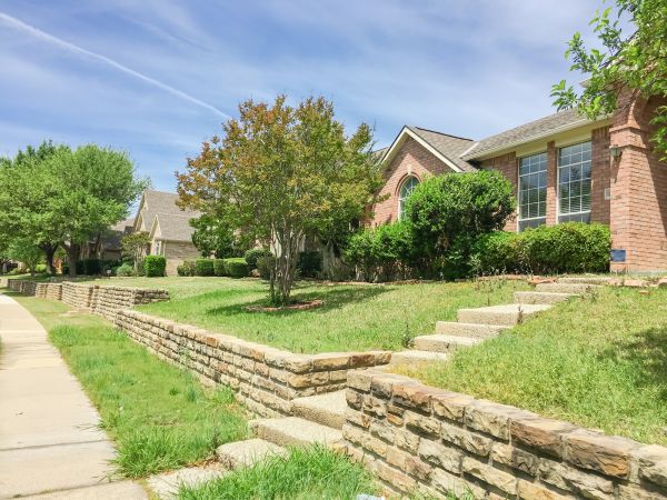 Sloped Yard Landscaping in Burnsville